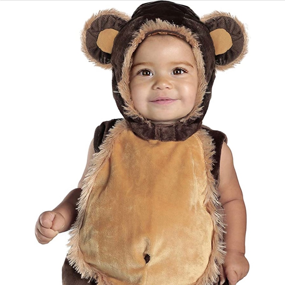 12/18 mo brown monkey costume.